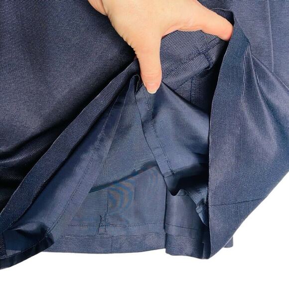 Ann Taylor A-Line Dress 0P Cotton Silk Minimalist Retro Glam Semi Formal Party - Picture 4 of 8